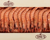 Gambas y langostinos refrigerados