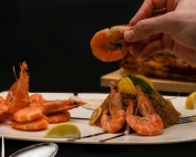 El buen marisco para las fiestas de Navidad
