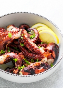 Receta de pulpo de la parrilla