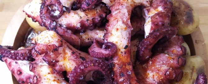 Receta de pulpo a la brasa