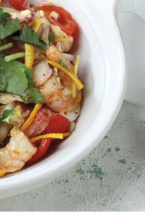 Receta de ceviche con nuestro pulpo y gambas cocidas