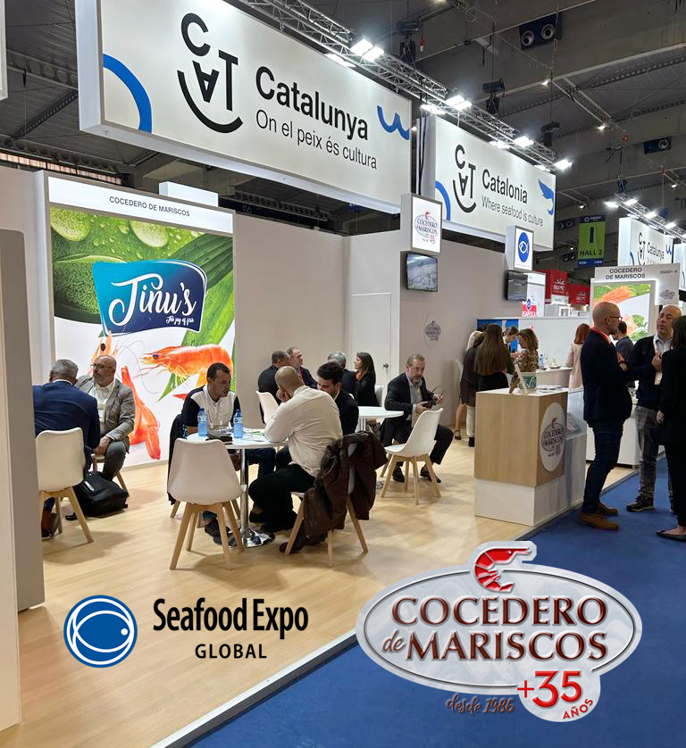 Stand de Cocedero de Mariscos en Seafood Expo Barcelona 2024